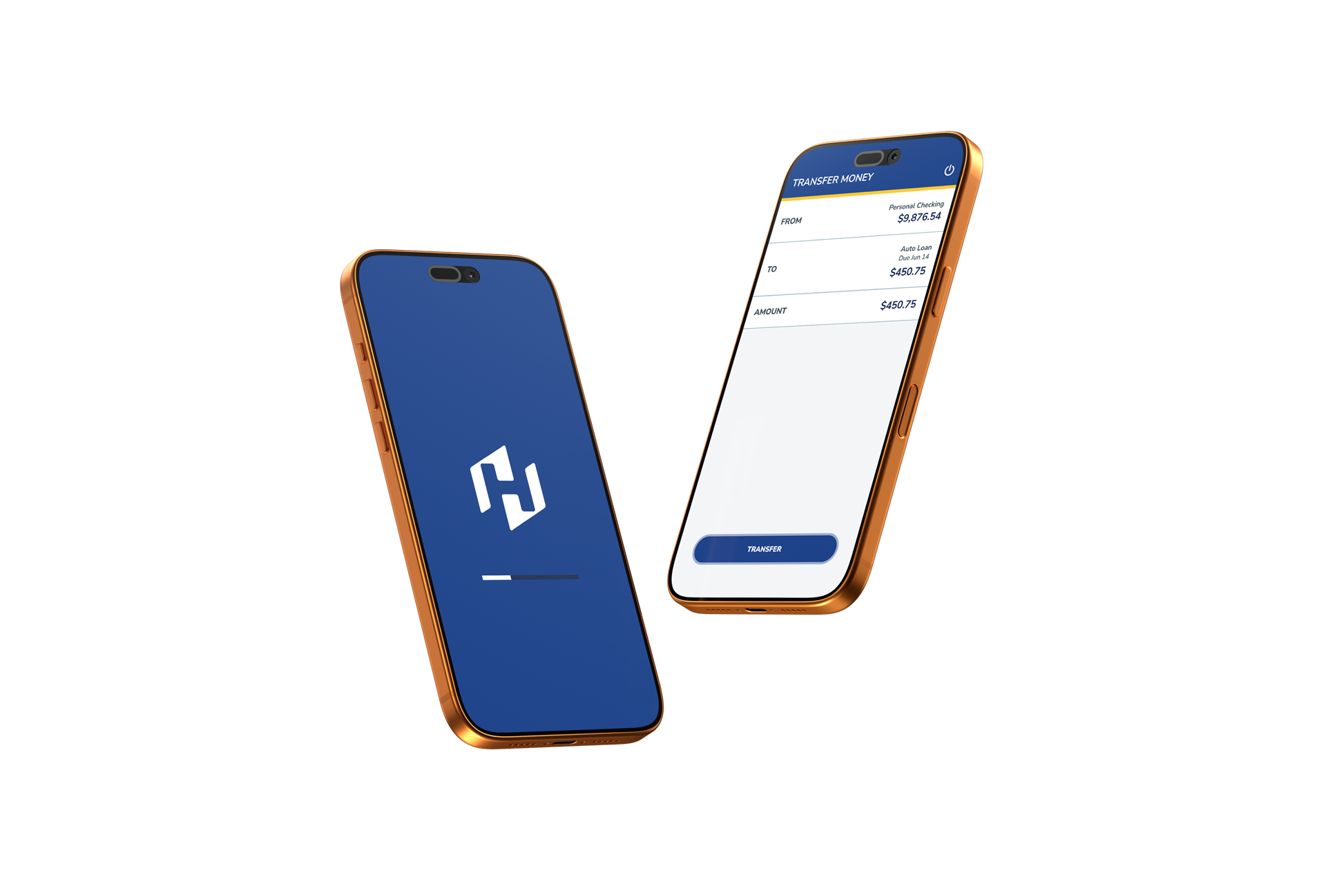 Two mobile phones 